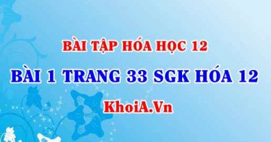 Bài 1 trang 33 SGK Hóa 12: Nội dung về Saccarozơ, Tinh bột, Xenlulozơ